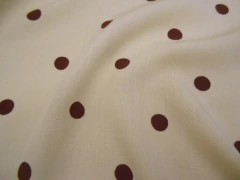 Viscose Slub Estampada Poa - comprar online