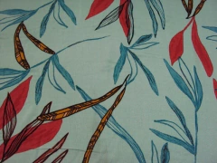 Viscose Span Slub Estampada