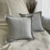Almohadones de tusor x2 - 40x40cm - Cúrcuma Home