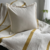 Almohadones de tusor x2 - 40x40cm - Cúrcuma Home