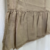 Pie de Cama de Gasa con Volados 2.20m x 0.70cm - Cúrcuma Home