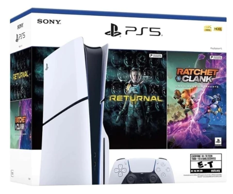 PS5 Slim con Lectora 1TB + 2 Juegos Físicos