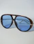 Óculos de Sol VES Kay – Acetato Tartaruga com Lente Azul - loja online