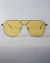 Óculos de Sol VES Eva – Metal Amarelo com Lente Escura