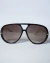 Óculos de Sol VES Kay – Acetato Preto com Lente Marrom Rosé