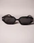Óculos de Sol VES Amina – Acetato Preto com Lente Preta