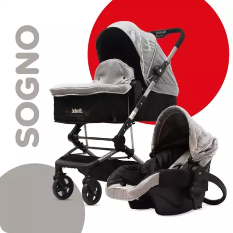 COCHECITO 3 EN 1 TRAVEL SYSTEM SOGNO BEBESIT
