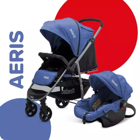 COCHECITO TRAVEL SYSTEM AERIS 1390TS BEBESIT - comprar online