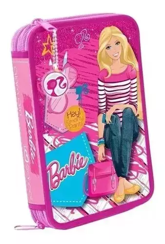 CARTUCHERA BARBIE 2 PISOS MULTISCOPE - comprar online