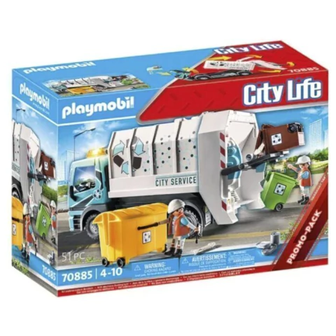 PLAYMOBIL CAMION RECOLECTOR CITY LIFE 70885 INTEK - comprar online