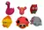 PACK 6 ANIMALES DE GOMA PARA LA BAÑERA EXPLORER FUN en internet