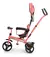 TRICICLO CON BARRAL CAPOTA Y LUZ 044 LOVE - tienda online