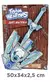 ESPADA Y ESCUDO MEDIEVAL SOFT CELESTE ISAKITO - comprar online