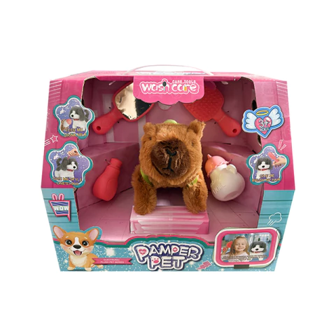 PELUCHE CAPIBARA Y ACCESORIOS CAMINA CON SONIDO ISAKITO - comprar online