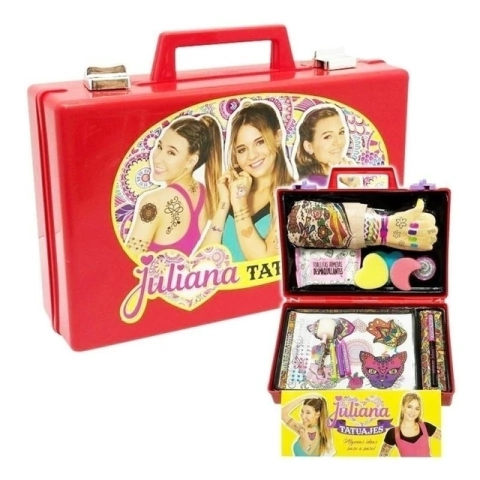 VALIJA JULIANA TATUAJES JUEGOS Y JUGUETES