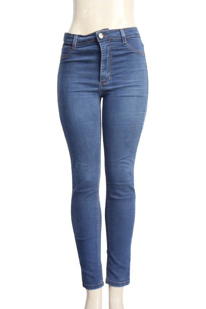 CALÇA JEANS FEMININA SKINNY CINTURA ALTA - BLUESTEEL