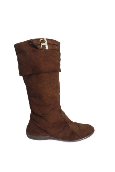 BOTA FEMININA MARROM CARMUÇA -