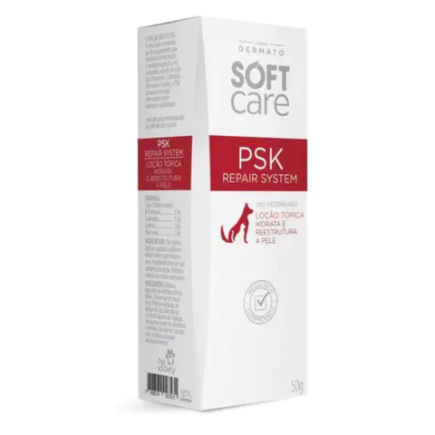 Loção Tópica Soft Care 50g Repair System Pra Cães e Gatos