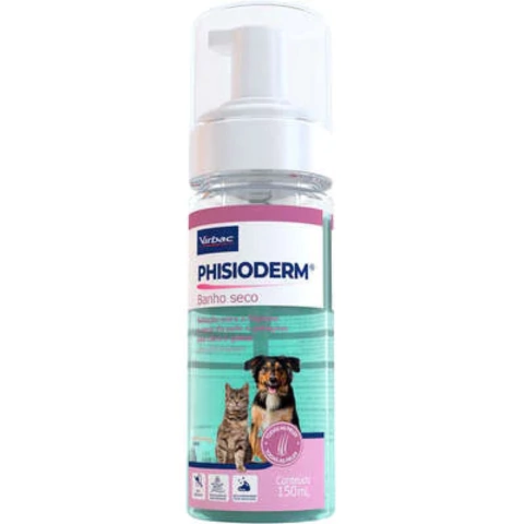 Banho Seco Phisioderm Pra Cães e Gatos 150mL