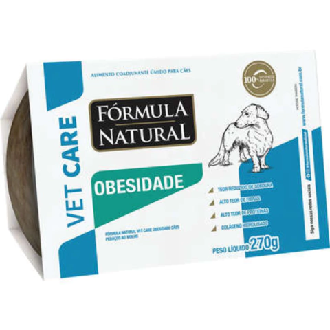 Ração Úmida Fórmula Natural Vet Care 270g Obesidade Cães