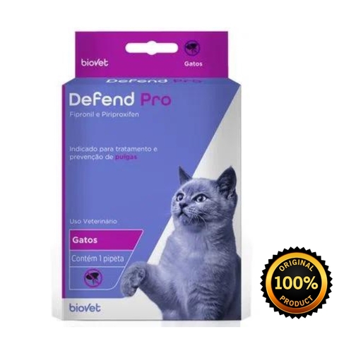 Antipulgas Defend Pro Para Gatos Biovet 1 Pipeta