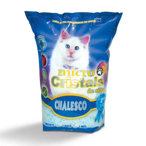 Areia Higiênica com Cristais de Sílica para Gatos 1,8kg