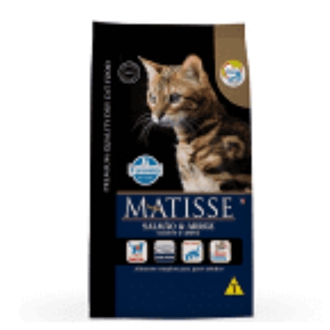 Ração Matisse Gatos Adultos Sabor Salmão e Arroz 7,5 kg