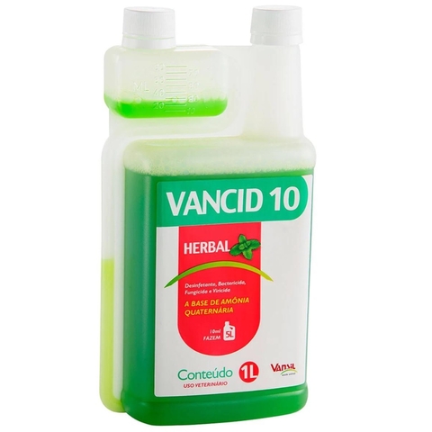 Desinfetante Vancid10 Bactericida Com Amônia Quartenaria 1l.