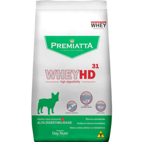 Ração Premiatta Whey HD Cães Adultos Raça Pequena 3Kg