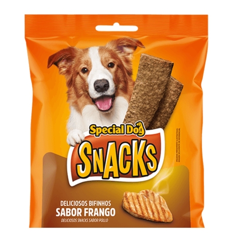 Bifinhos Snacks Special Dog para Cães sabor Frango 400g