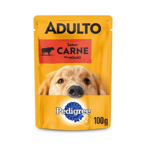 Sache Pedigree Carne ao Molho para Cães Adultos ração 100 g