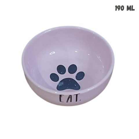 COMEDOURO CERÂMICA EAT 190 ml