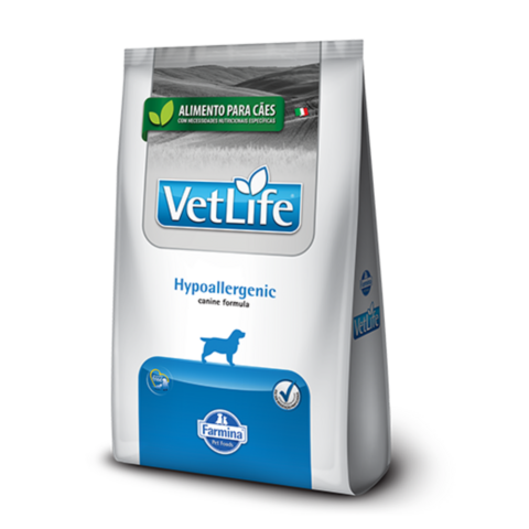 Ração Vet Life Hypoallergenic Cães Adultos 10,1 Kg