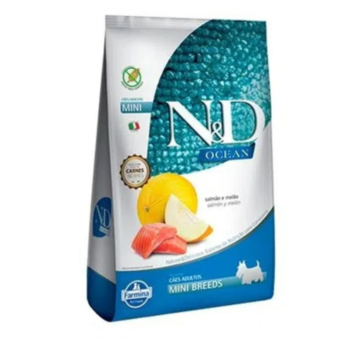 Ração N&D Ocean Canine Salmão 2,5Kg Para Cães Adultos Mini