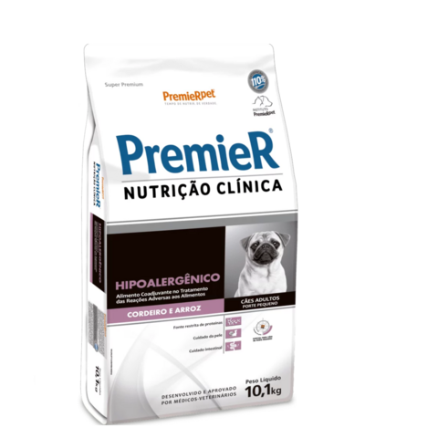 Premier N.clinica Hipoleargenic Cordeiro Pequeno Porte 10,1