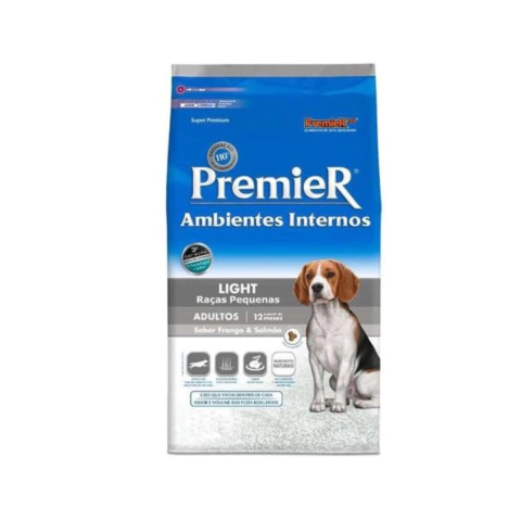 Ração Premier Light Cães Adultos Raças Pequenas 1 Kg