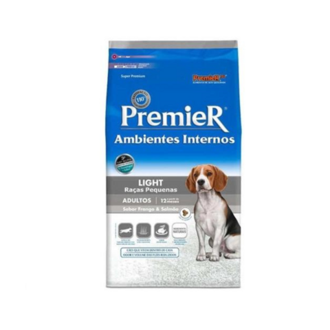 Ração Premier Ambiente Interno Cães adultos Light 2,5kg