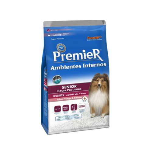 Ração Premier Ambientes Internos Cães Adultos Senior 1kg