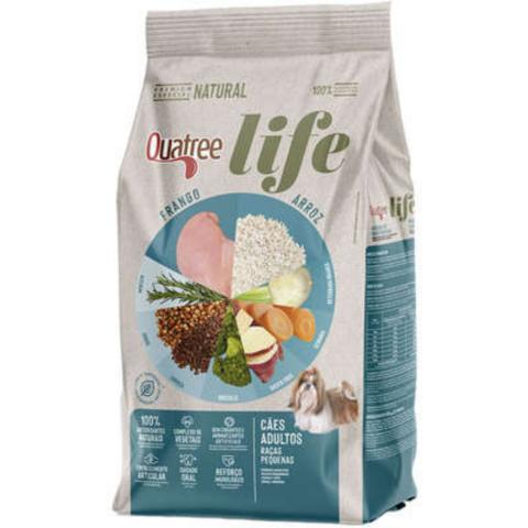 Ração Quatree Life 10,1Kg Cães Adultos Raças Pequenas