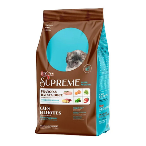 Ração Quatree Supreme Pra Cães Filhotes Raças Pequenas 3Kg