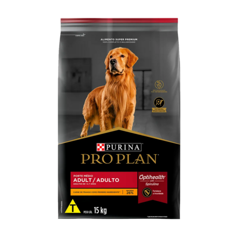 Pro Plan Dog Adult Racas Medias 15 Kg