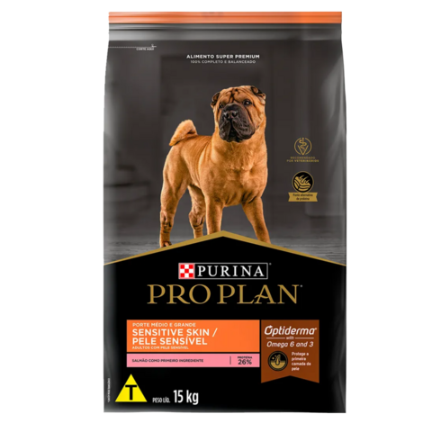 Pro plan dog sensitive skin R.medias/grandes 15kg