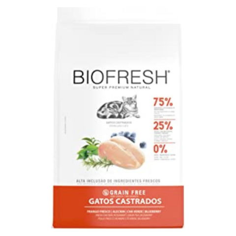 Biofresh gato castrado frango 7,5 kg