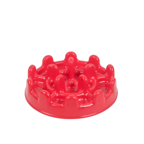 COMEDOURO LENTO PET FIT VERMELHO