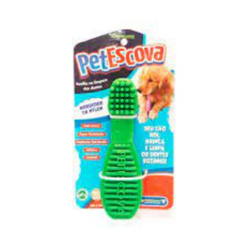 Pet Escova P - Verde Agua
