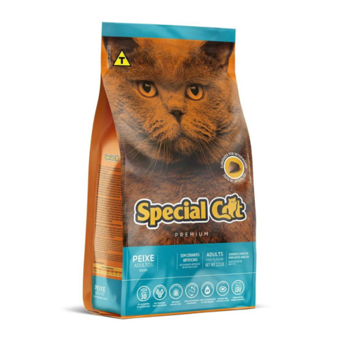 Ração Special Cat Sabor Peixe Para Gatos Adultos 10,1 Kg