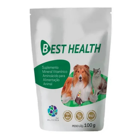 Best Healt Suplemento Vitaminico Para Animais 100 g
