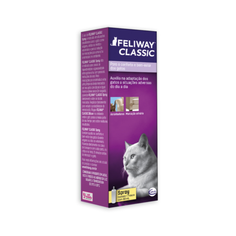 Feliway Classic Spray Para Conforto Dos Gatos 60 mL