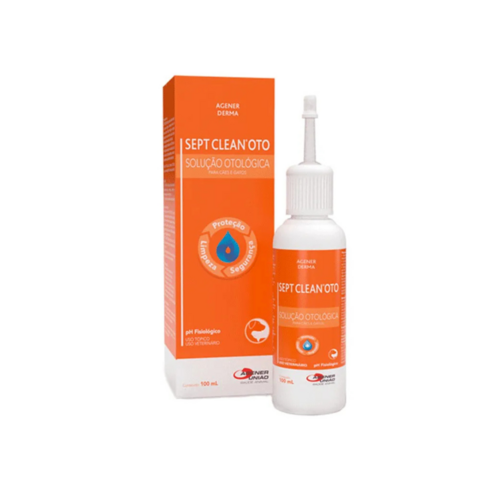 Sept Clean Oto Solução Otológica Para Cães e Gatos 100 mL
