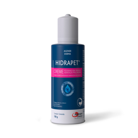 Hidrapet Creme Pós Banho Sem Enxague Para Cães e Gatos 100g